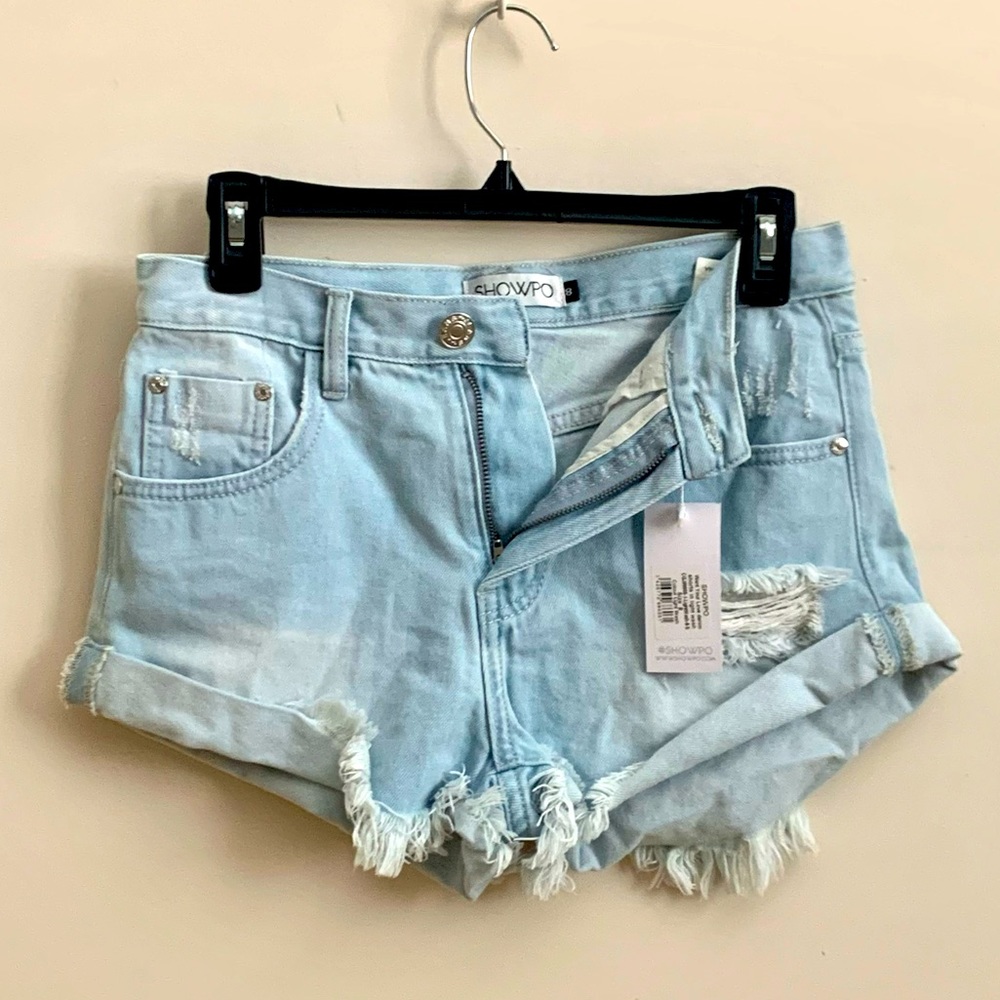 NWT Light Wash Jean Shorts